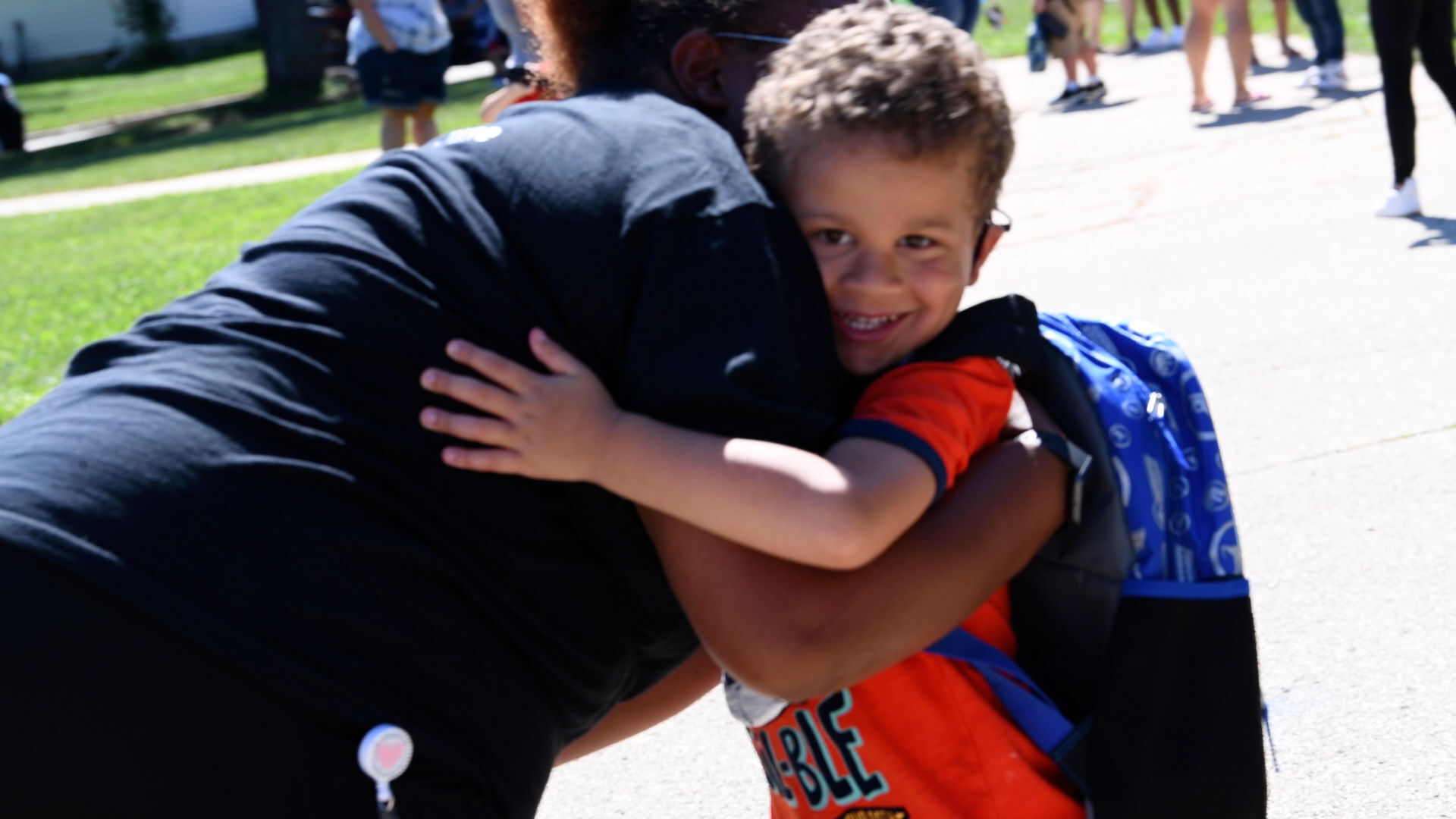 Grewenow Elementary first day of school 2021 in Kenosha